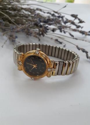 Часы j.d. diana (кварц) 90-е годы винтаж с металлическим браслетом2 фото