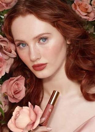 Тінт для губ та щік charlotte tilbury tinted love lip & cheek tint (santa euphoria) 10 ml3 фото