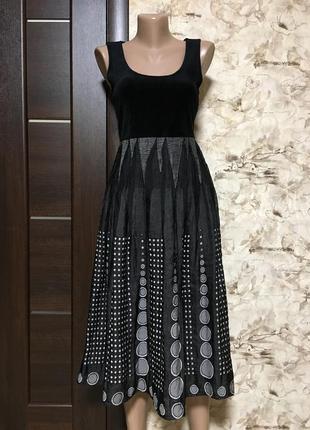 Изумительное винтажное платье,бархат+жаккард,art1 фото