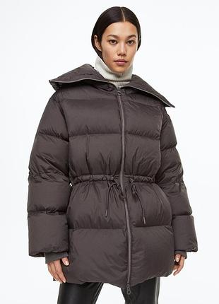 Пуховик оверсайз h&m premium selection 1116421001