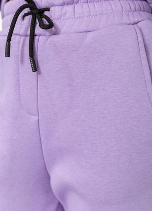 Спорт костюм женский на флисе, цвет сиреневый фиолетовый, 115r04936 фото