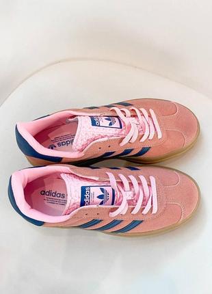 Кроссовки adidas gazelle bold pulse platform pink2 фото