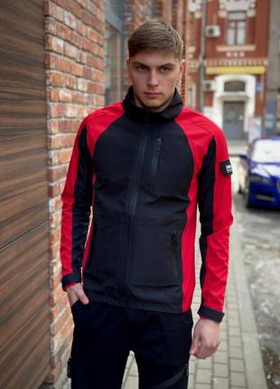 Intruder softshell lite 'iforce' червоно-чорна