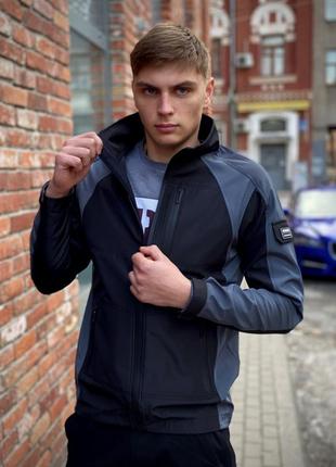 Intruder softshell lite 'iforce' сіро-чорна