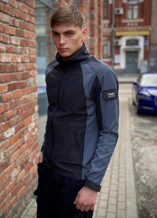 Intruder softshell lite 'iforce' серо-черная5 фото