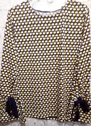 Стильна блуза с рукавами воланами от tchibo(германия) 40-42евро=50=52 наш4 фото