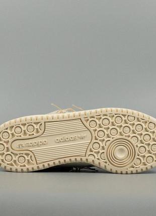 Кроссовки adidas forum 84 low “off white” beige4 фото