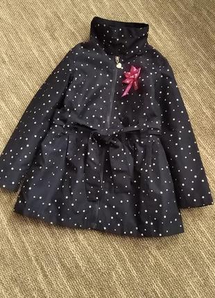 Плащ, модный тренч в звёздочки