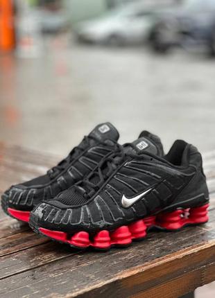 Nike shox tl black\red y2k/ drill / sk8
