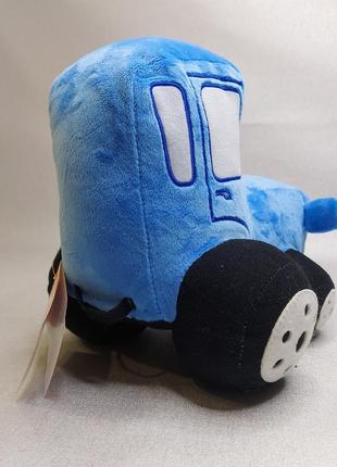Машина трактор "помічник" синій трактор м'яка іграшка 00663 тм копиця7 фото