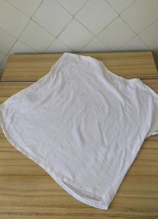 Белая котоновая футболка.батал6 фото