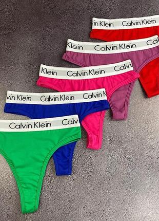 Набір жіночих стрингів calvin klein7 фото