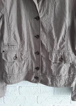 Льняной жакет куртка пиджак