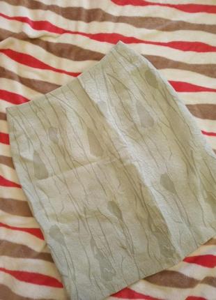 Симпатична спідниця на підкладці ,тканина типу жатка
