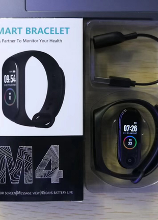 Фітнес браслет, трекер, смарт smart band m4. розумні годинник.5 фото