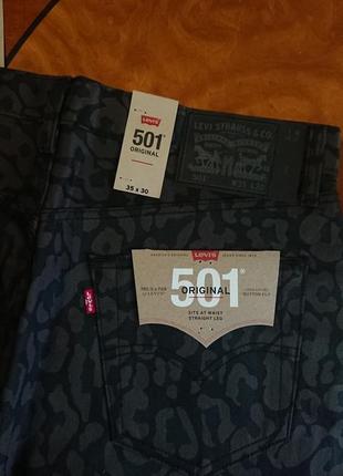 Брендові фірмові джинси levi's 501 shrin-to-fit, оригінал,нові з бірками,розмір 35.4 фото