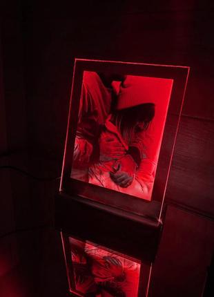 Ночник-подарок с любимым фото (+ пульт ду)