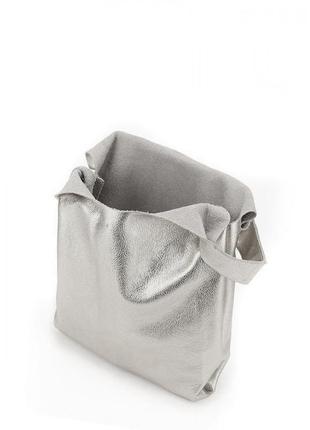 Стильная повседневная унисекс сумка-пакет из натуральной кожи10 фото