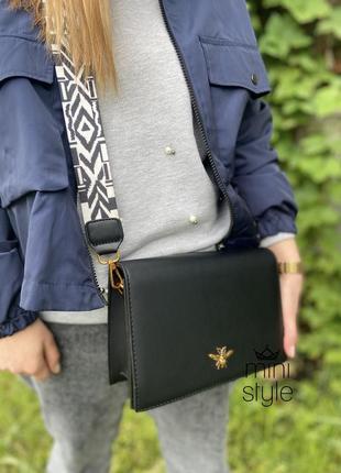 Сумка на длинной ручке cross-body сумочка трендовая и стильная кроссбоди