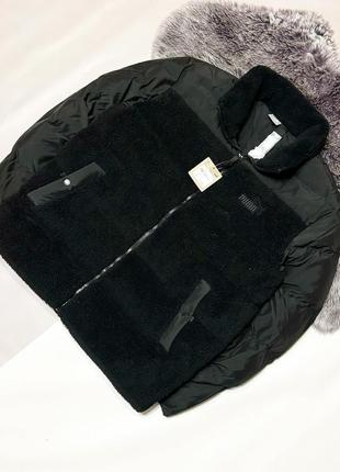 Новая мужская зимняя пуховая куртка шерпа puma sherpa с л и хл размер4 фото