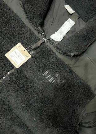 Новая мужская зимняя пуховая куртка шерпа puma sherpa с л и хл размер7 фото