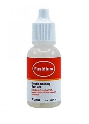 A'pieu fusidium trouble calming spot gel точечный гель от акне 15ml