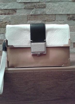 Оригинальный кожаный клатч iceberg