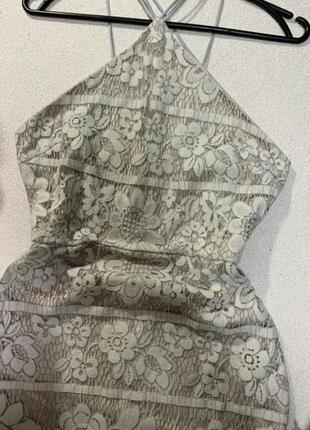 Стильное ажурное платье.размер l3 фото