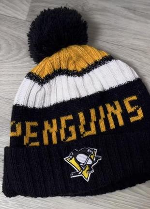 Шапка на флисе pittsburgh penguins