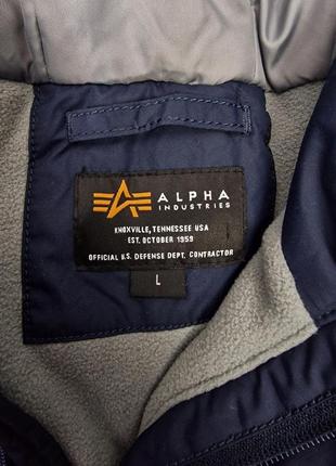 Мужская куртка alpha industries nasa anorak l8 фото