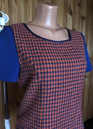 Оригинальная футболка axel теплая  оранжевая с синим3 фото