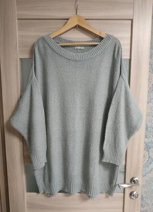 Новий теплий светр великого розміру1 фото