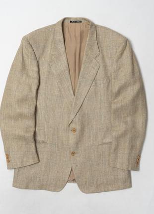 Yves saint laurent silk linen wool blazer jacket чоловічий піджак