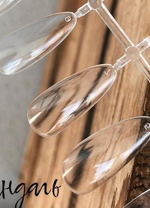 💅гелевые типсы миндаль ногти наращивание