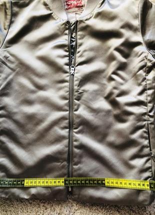 Бомбер, куртка, ветровка levi’s оригинал бренд diesel tommy hilfiger металлик размер xs,s,м4 фото