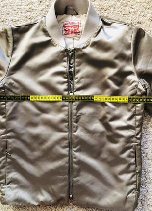 Бомбер, куртка, ветровка levi’s оригинал бренд diesel tommy hilfiger металлик размер xs,s,м3 фото