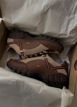 Кросівки nike air humara x jacquemus brown1 фото