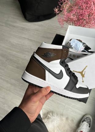 Кроссовки nike air jordan 1 retro high dark mocha5 фото