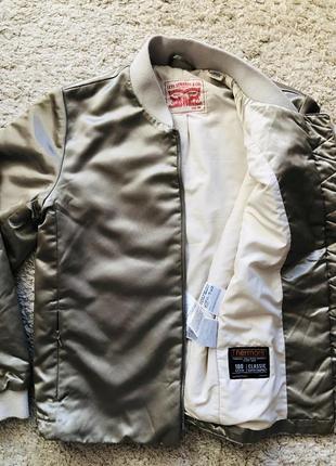 Бомбер, куртка, ветровка levi’s оригинал бренд diesel tommy hilfiger металлик размер xs,s,м10 фото