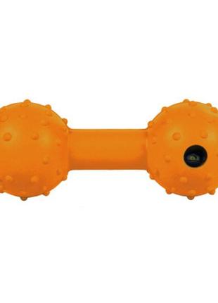 Іграшка для собак trixie гантель з дзвіночком 12 см (гума) (4011905033358)