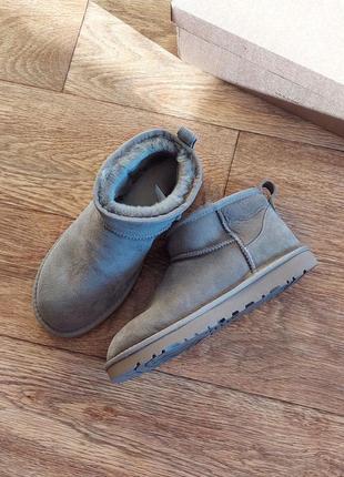 Угги угги угг ugg classic ultra mini beige