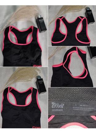Спортивний топ-бра gim&go crivit s 36/38/