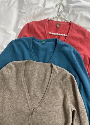 Фірмовий стильний натуральний кашеміковий светр1 фото