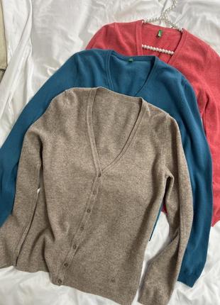 Фірмовий стильний натуральний кашеміковий светр2 фото