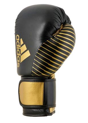 Перчатки с лицензией wako для бокса и кикбоксинга | черно/золотой | adidas adikbwkf2007 фото