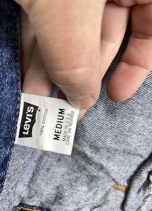 Levis vintage 1980s made in ausa винтаж джинсовка8 фото