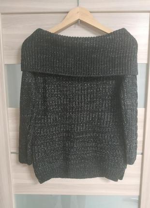 Стильний светр з відкритими плечима4 фото