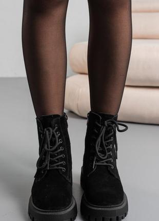 Ботинки женские зимние fashion gina 3856 41 размер 26 см черный3 фото