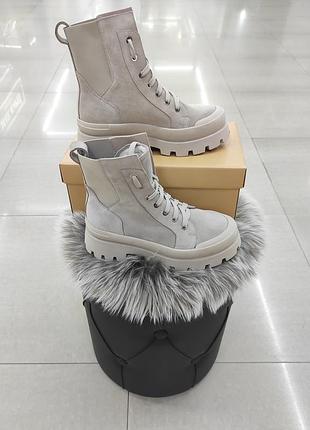 Зимние ботинки челси утепленные