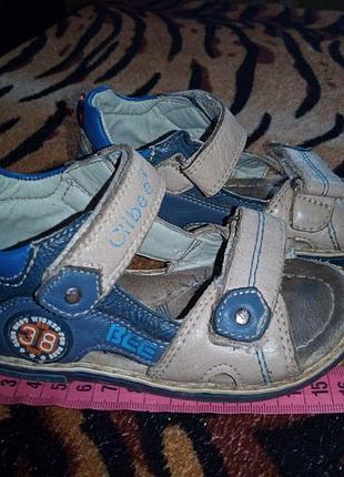 Кожаные сандали 16 см